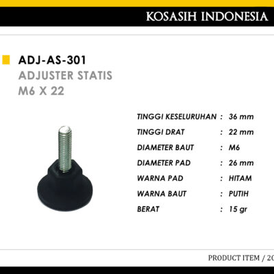 030 KOIN ADJUSTER STATIS M6 X 22