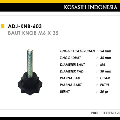 042 KOIN BAUT KNOB M6 X 35